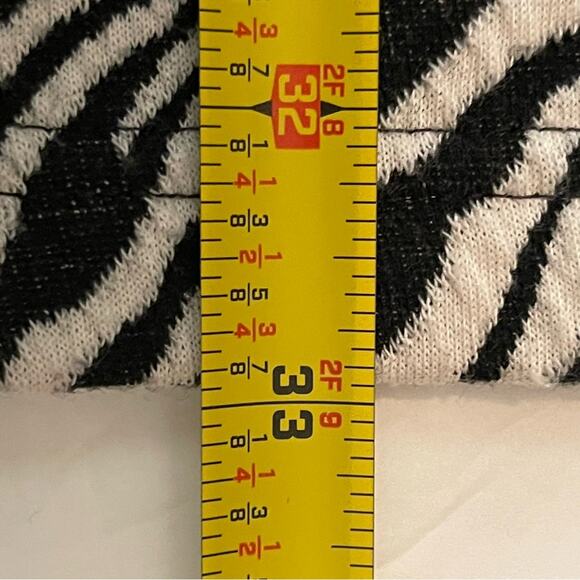Tyler Boe Knit Mock Turtleneck Zebra Dress Size S - Picture 11 of 11